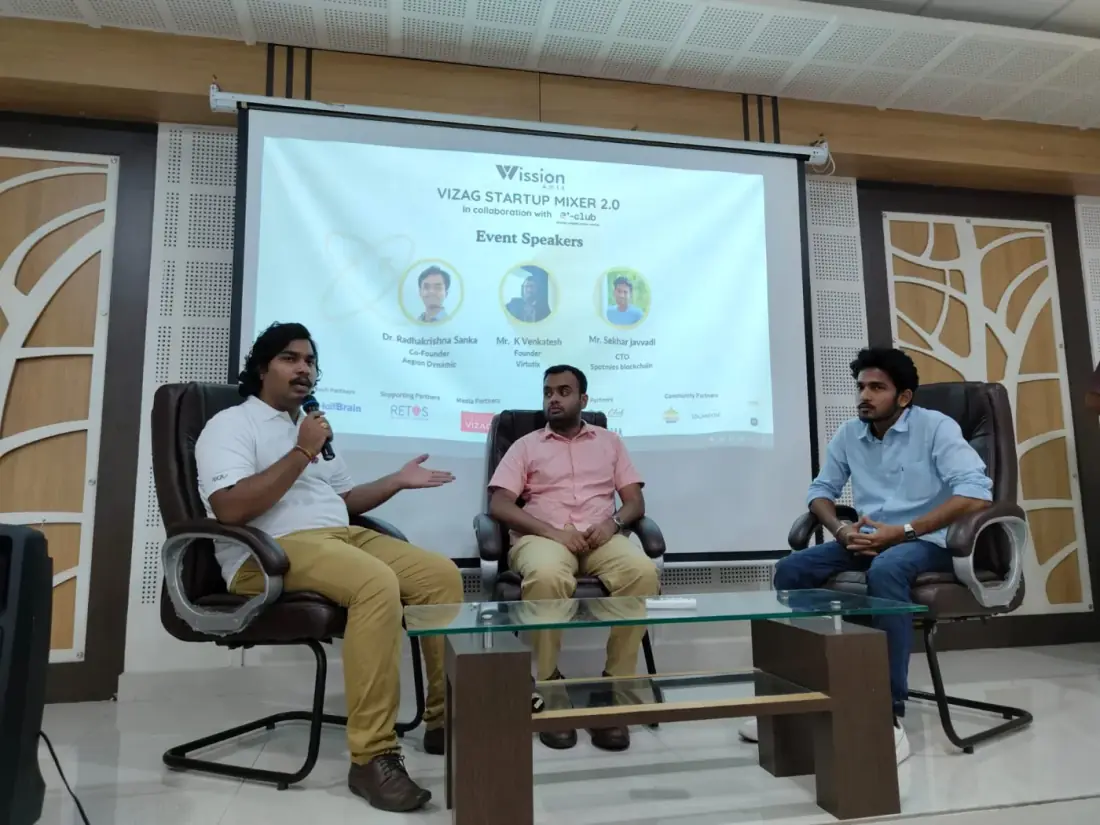 Vizag Startup Mixer · Wission Axis, Andhra University — photo 4