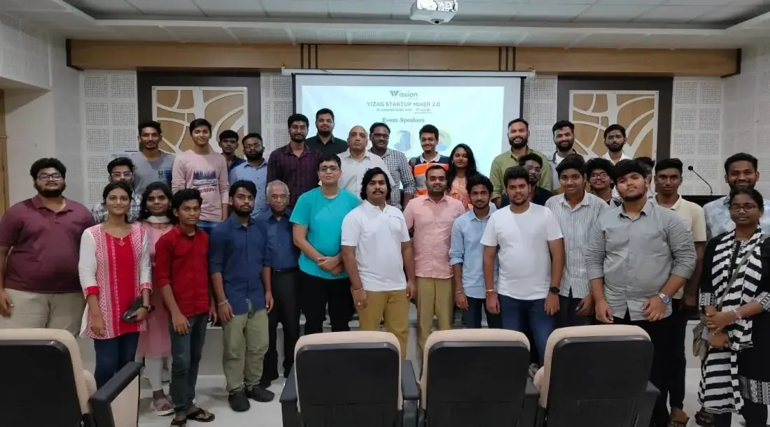 Vizag Startup Mixer · Wission Axis, Andhra University — photo 1
