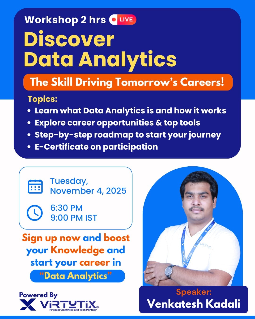 Discover Data Analytics poster