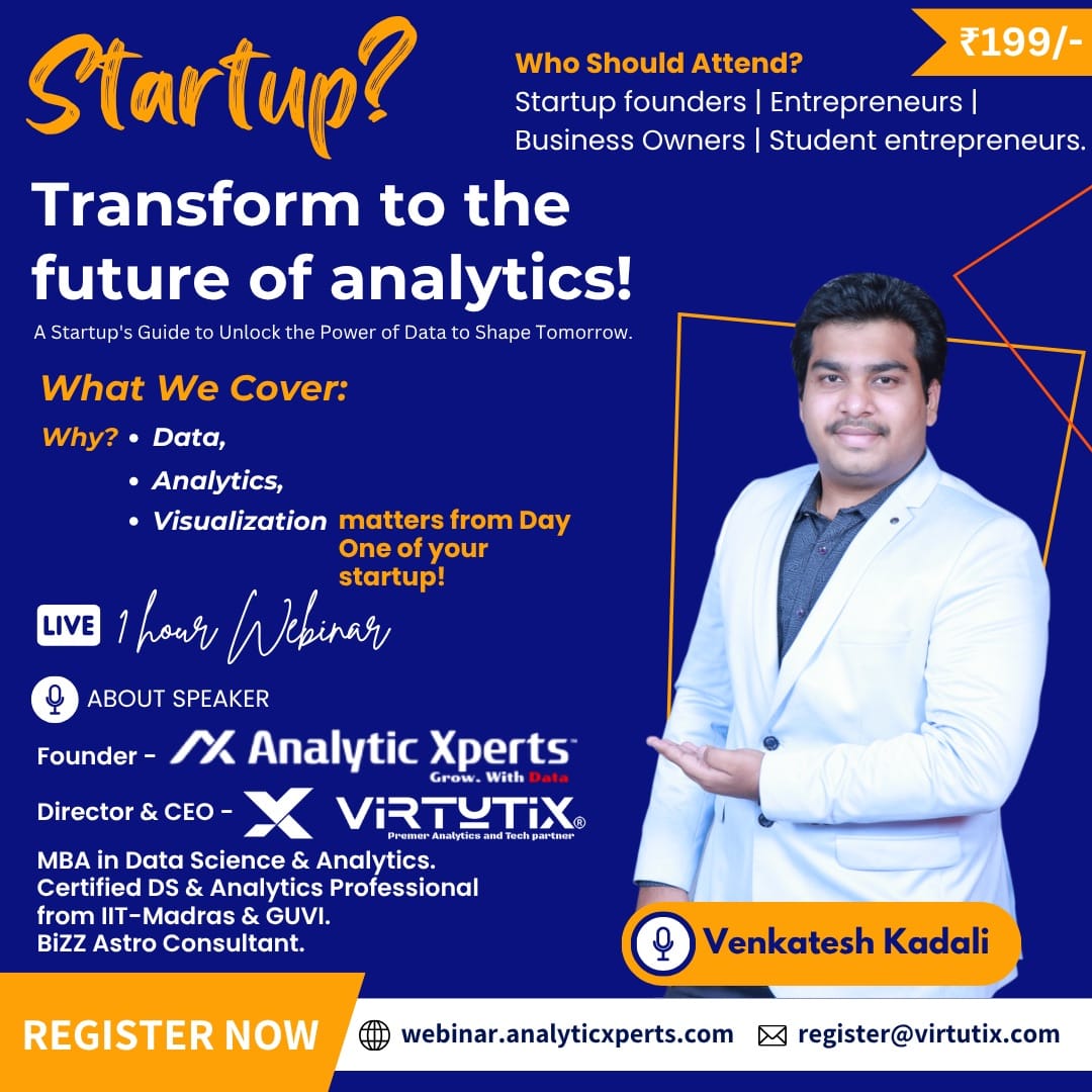 Transform to the Future of Analytics poster